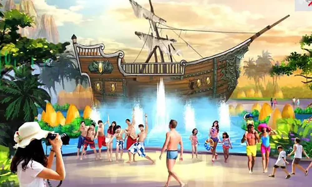 玉林克拉湾水上乐园效果图 玉林克拉湾水上乐园效果图