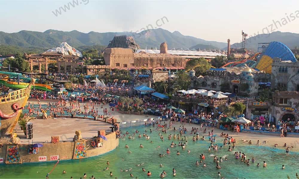 浙江横店梦幻谷水世界海浪池 浙江横店梦幻谷水世界海浪池