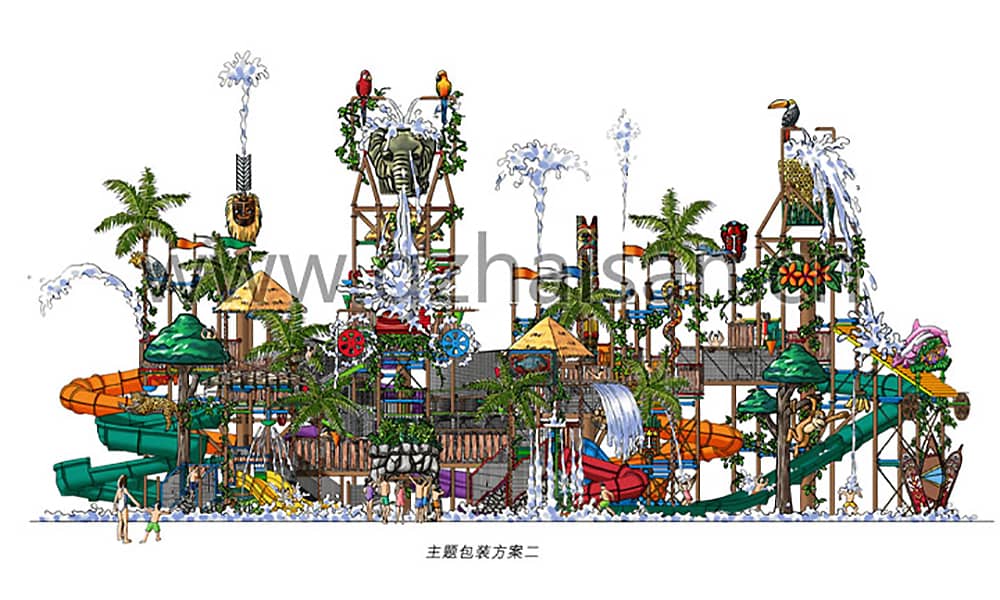 pa视讯游乐为海花岛水上主题乐园提供设备制造安装全程服务