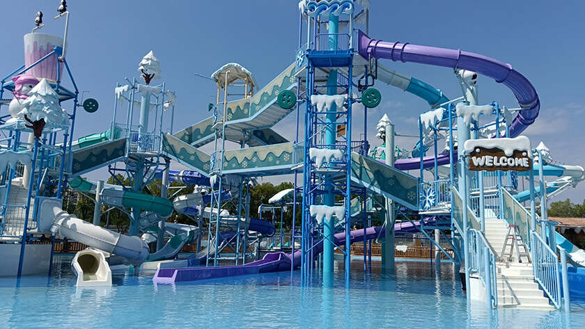 赣中首座综合性现代主题乐园！江西吉安欢乐世界水上游乐设备进入试滑验收阶段